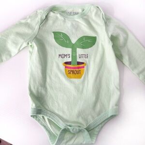 Okie Dokie Baby Long Sleeve Onesie Sz 3M